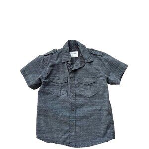 Paper Denim & Cloth Boy's Grey Cotton Blend Shirt ( 4 )